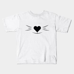 Cat Whiskers Kids T-Shirt